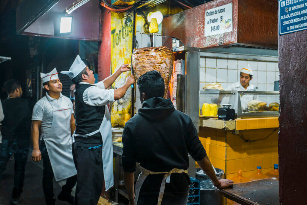 night food tour mexico city