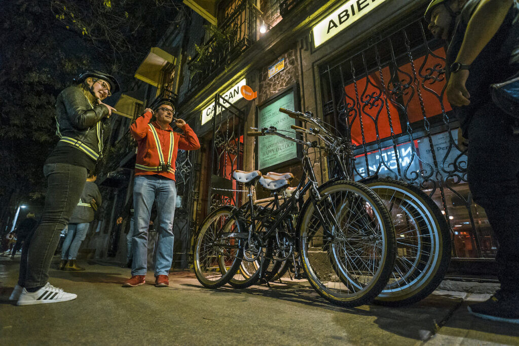 4 Food Tour Bike Tour Night Tour Mexico City Tacos Pastor