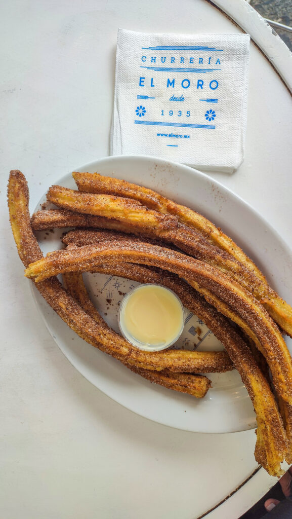 Food Tour Bike Tour Churros El Moro Mexico City