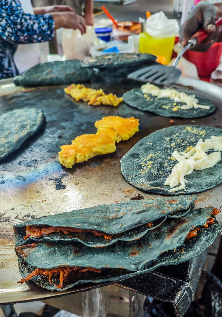 Food Tour Bike Tour Quesadillas Mexico City Streetfood Roma Neighborhood